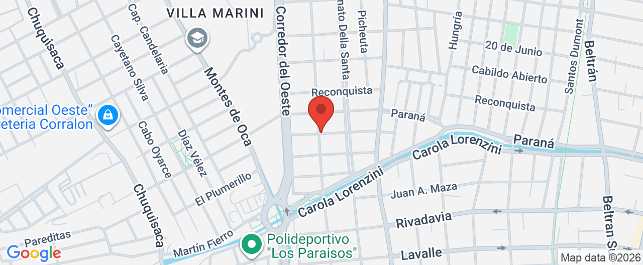 Mapa de la ubicación