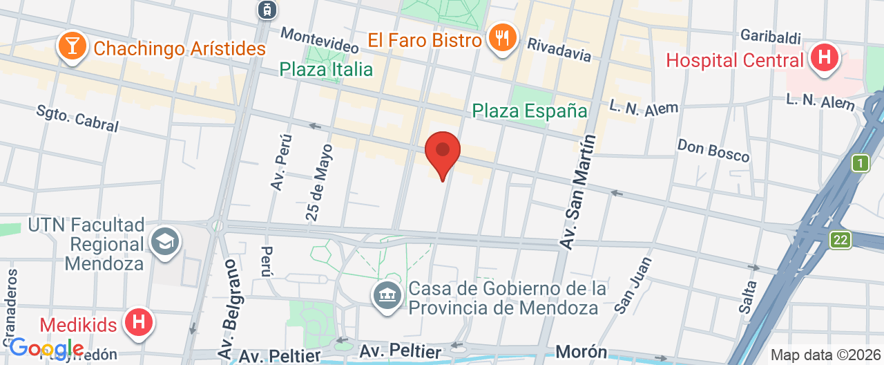Mapa de la ubicación