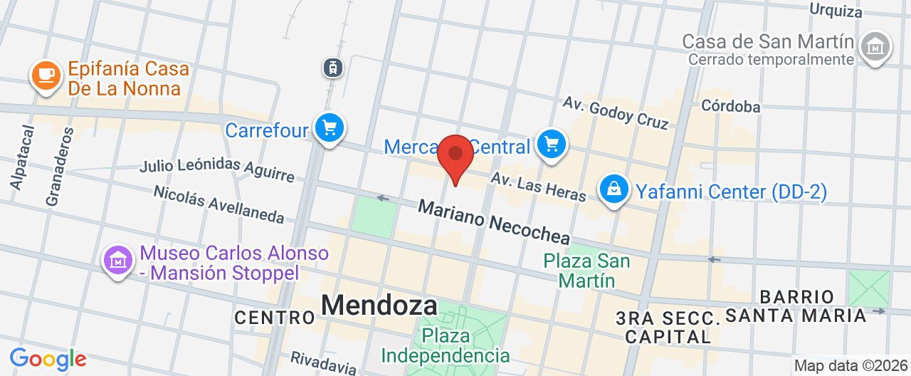 Mapa de la ubicación
