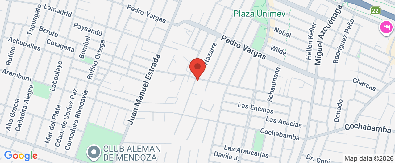 Mapa de la ubicación