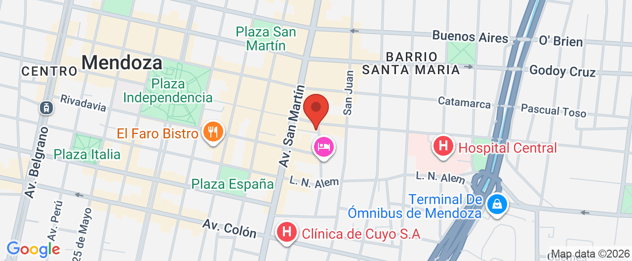 Mapa de la ubicación