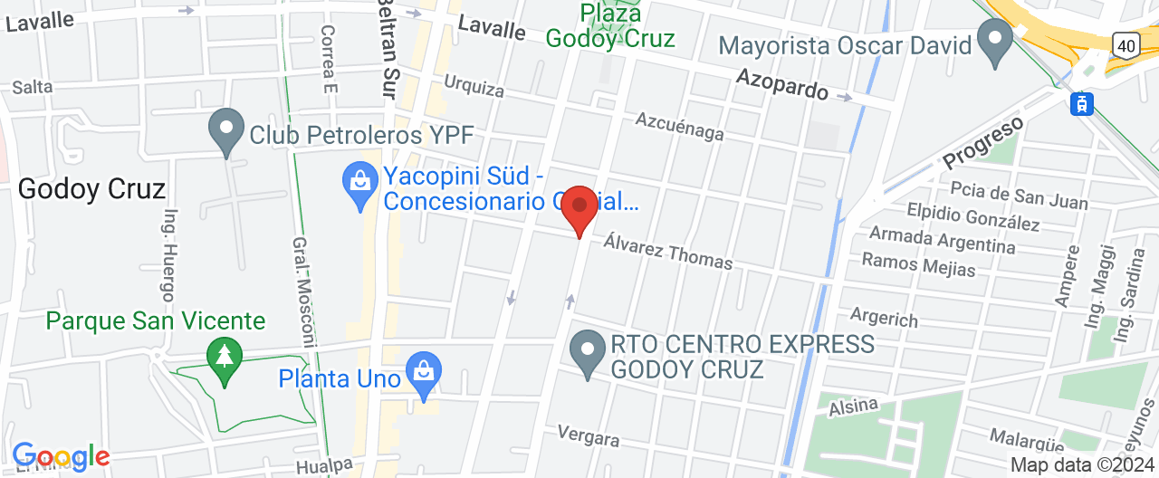 Mapa de la ubicación