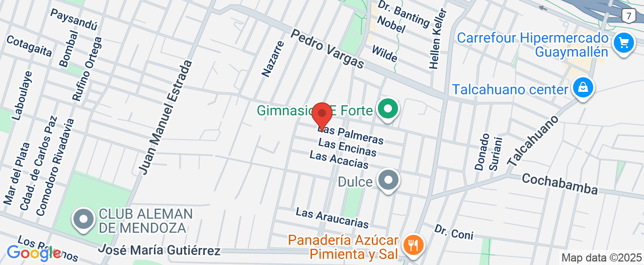 Mapa de la ubicación