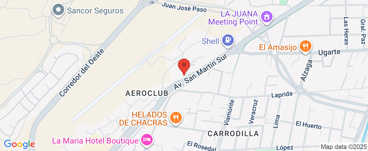 Mapa de la ubicación