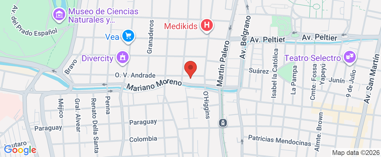 Mapa de la ubicación