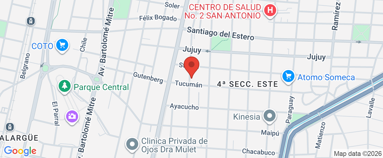 Mapa de la ubicación