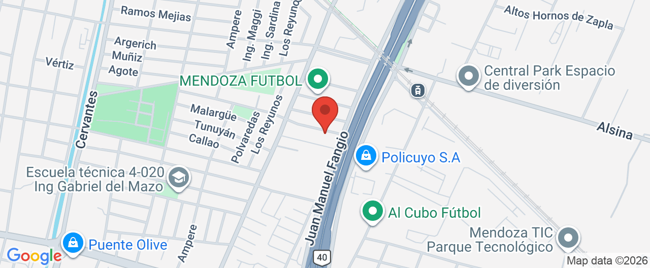 Mapa de la ubicación