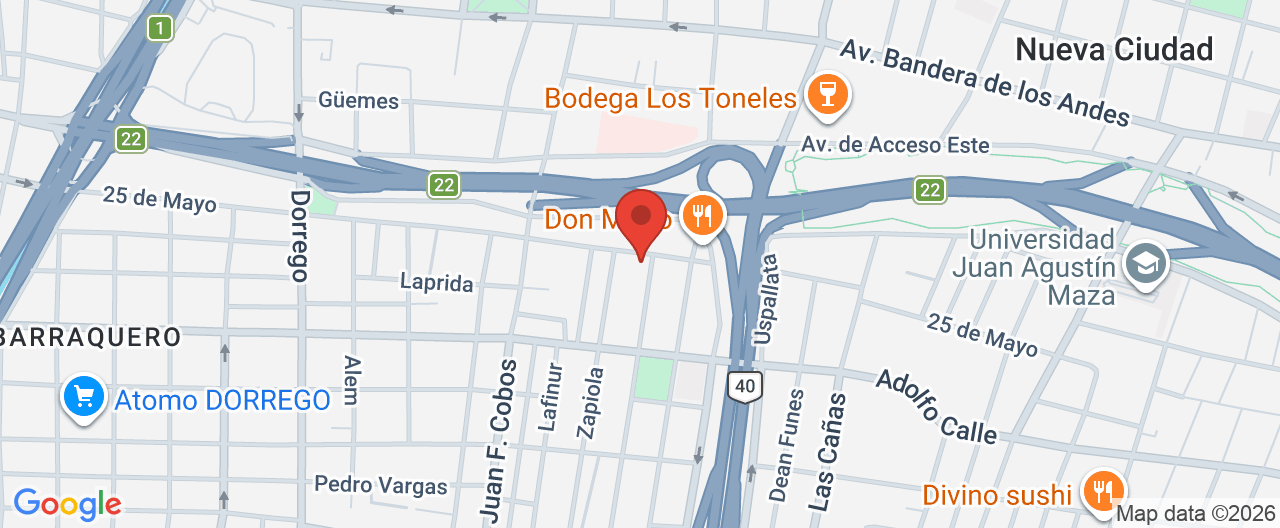 Mapa de la ubicación