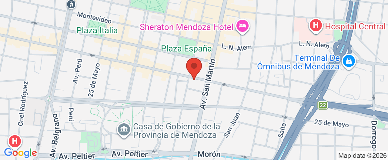 Mapa de la ubicación