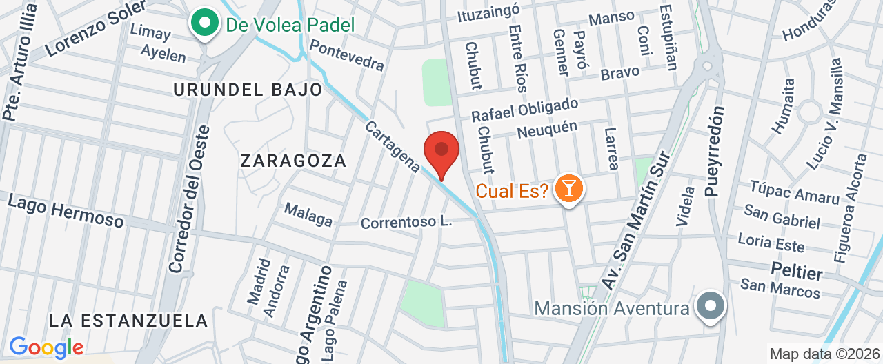 Mapa de la ubicación