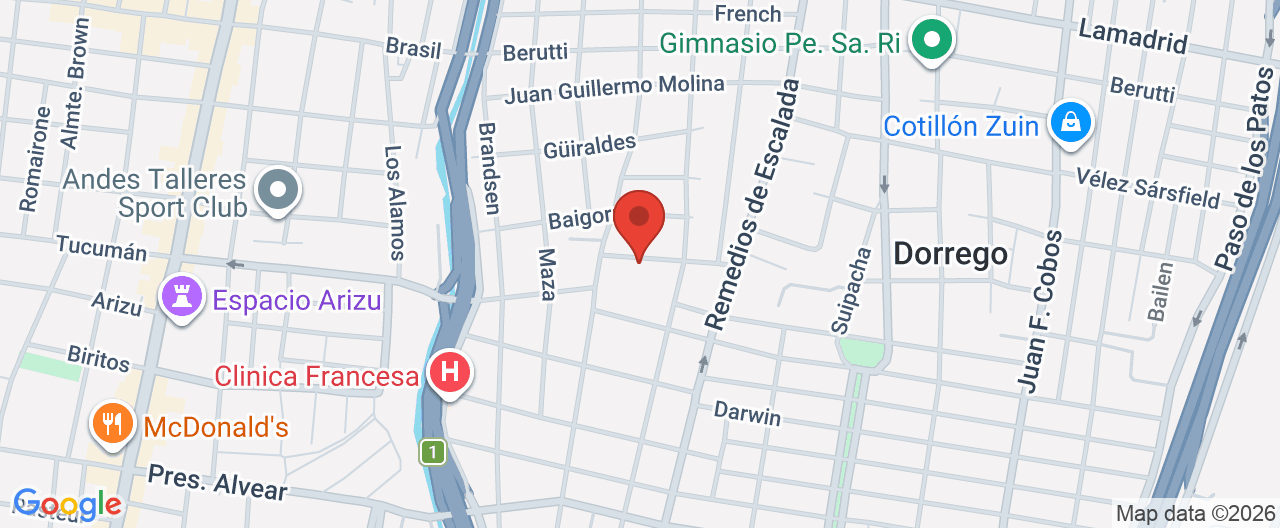 Mapa de la ubicación