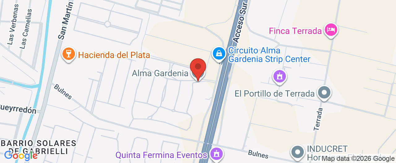Mapa de la ubicación