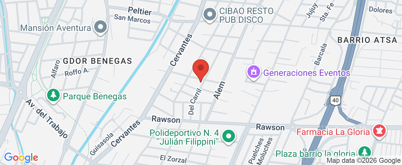 Mapa de la ubicación