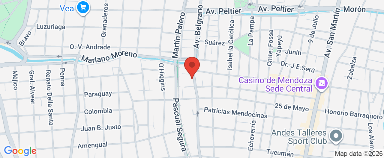Mapa de la ubicación