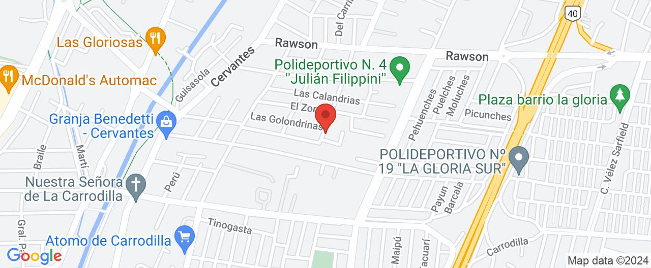 Mapa de la ubicación