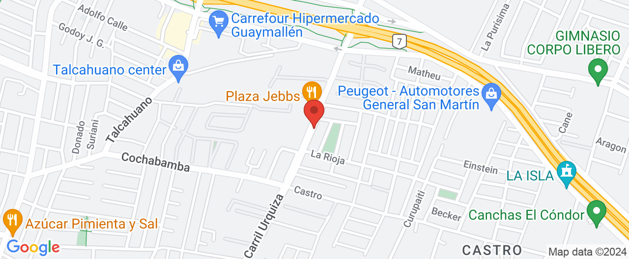 Mapa de la ubicación