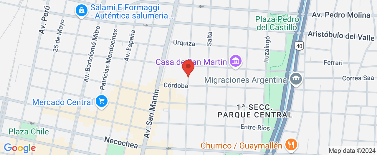 Mapa de la ubicación