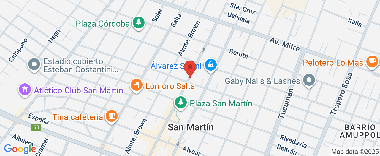 Mapa de la ubicación