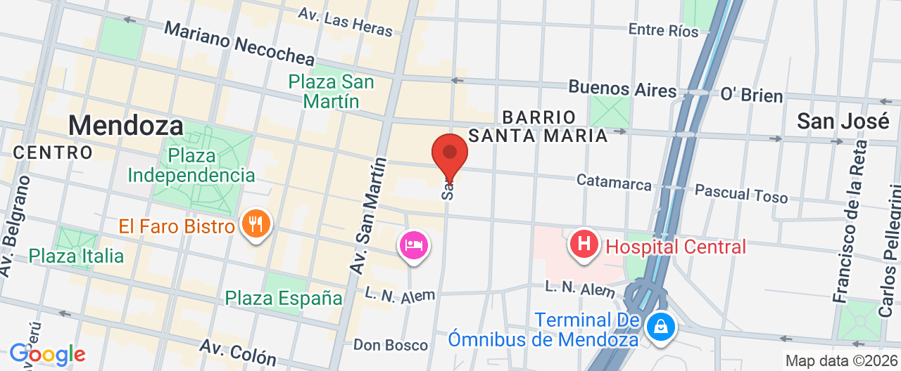 Mapa de la ubicación