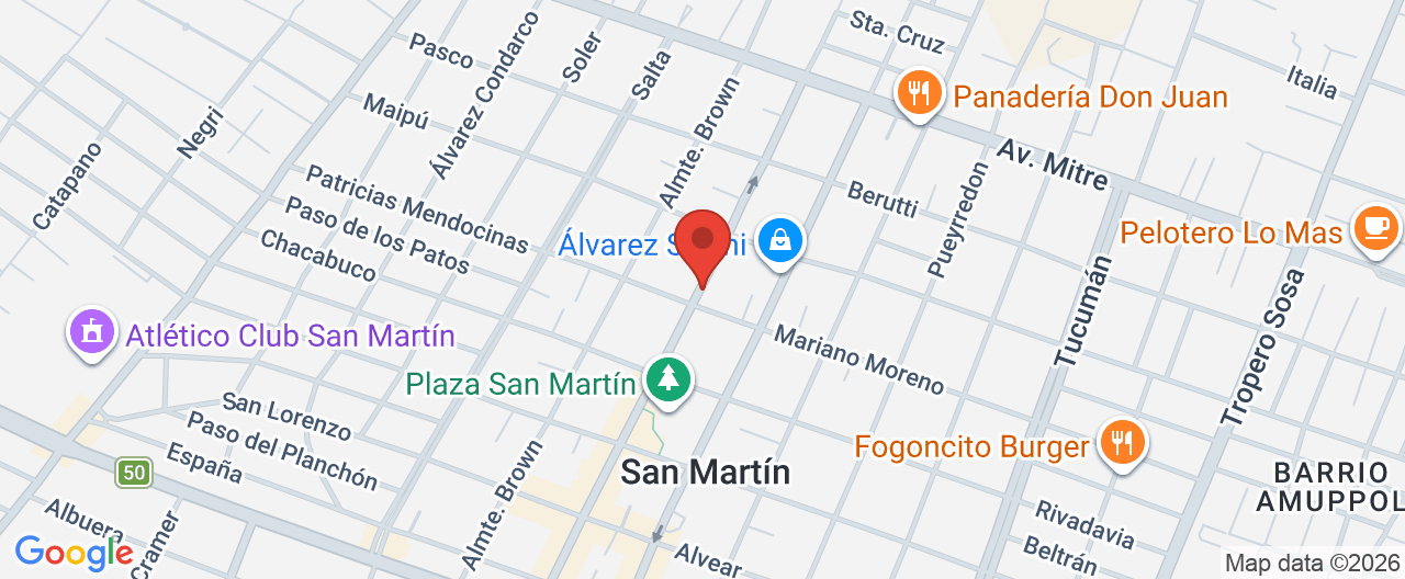 Mapa de la ubicación