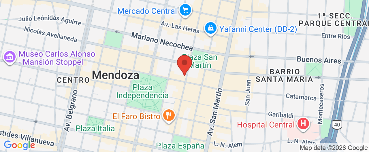 Mapa de la ubicación