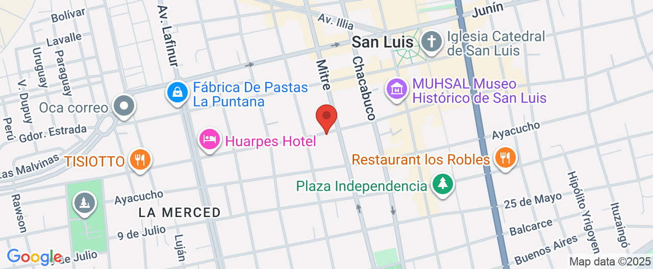 Mapa de la ubicación