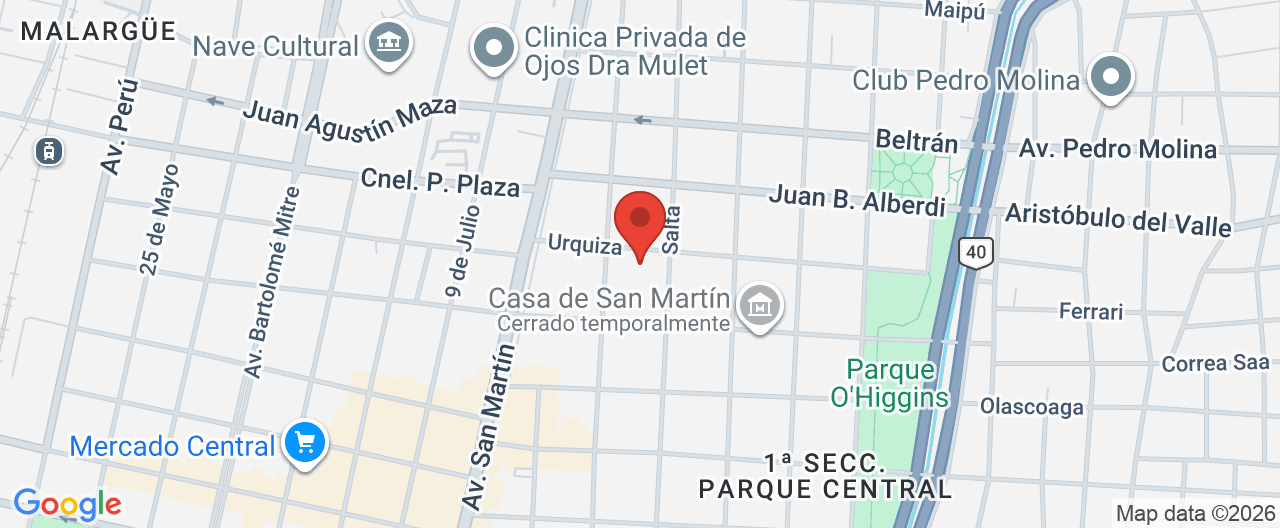 Mapa de la ubicación