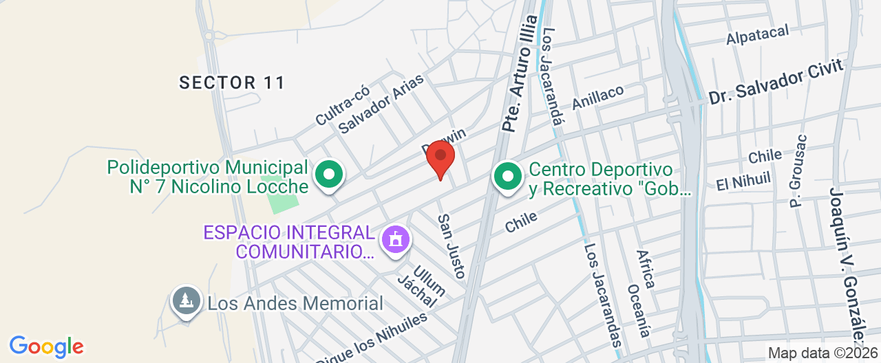 Mapa de la ubicación