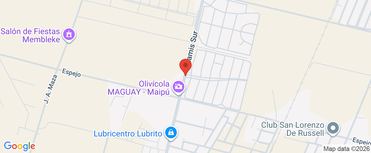 Mapa de la ubicación