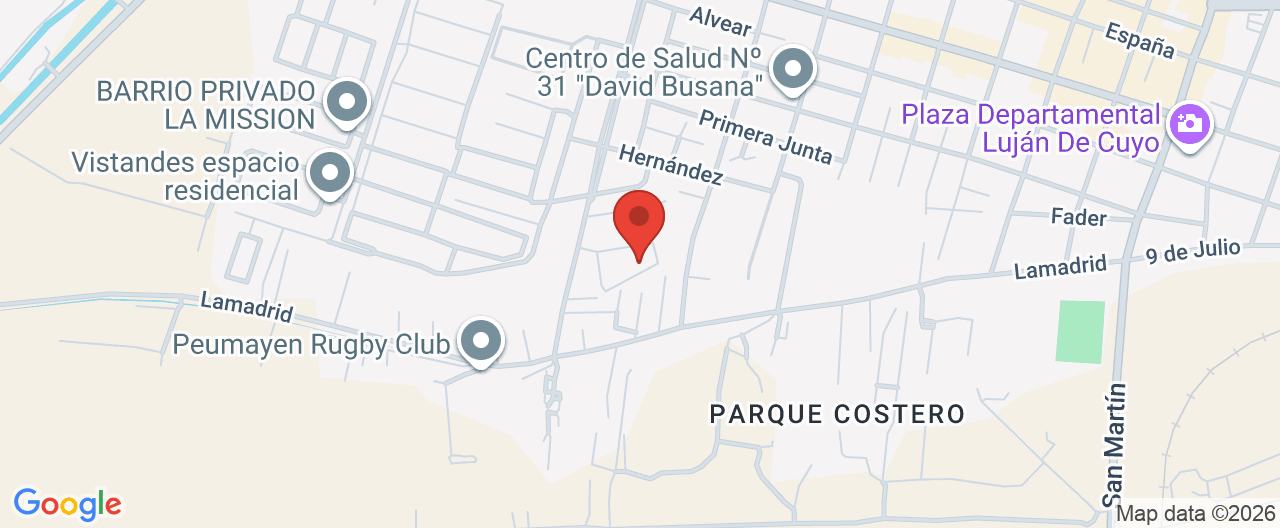 Mapa de la ubicación