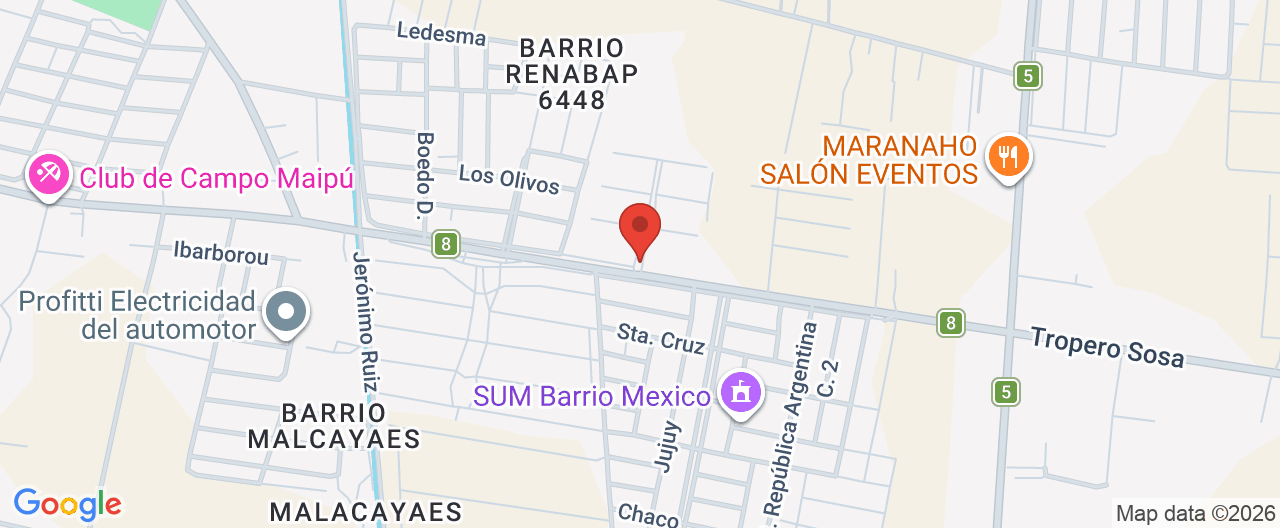Mapa de la ubicación