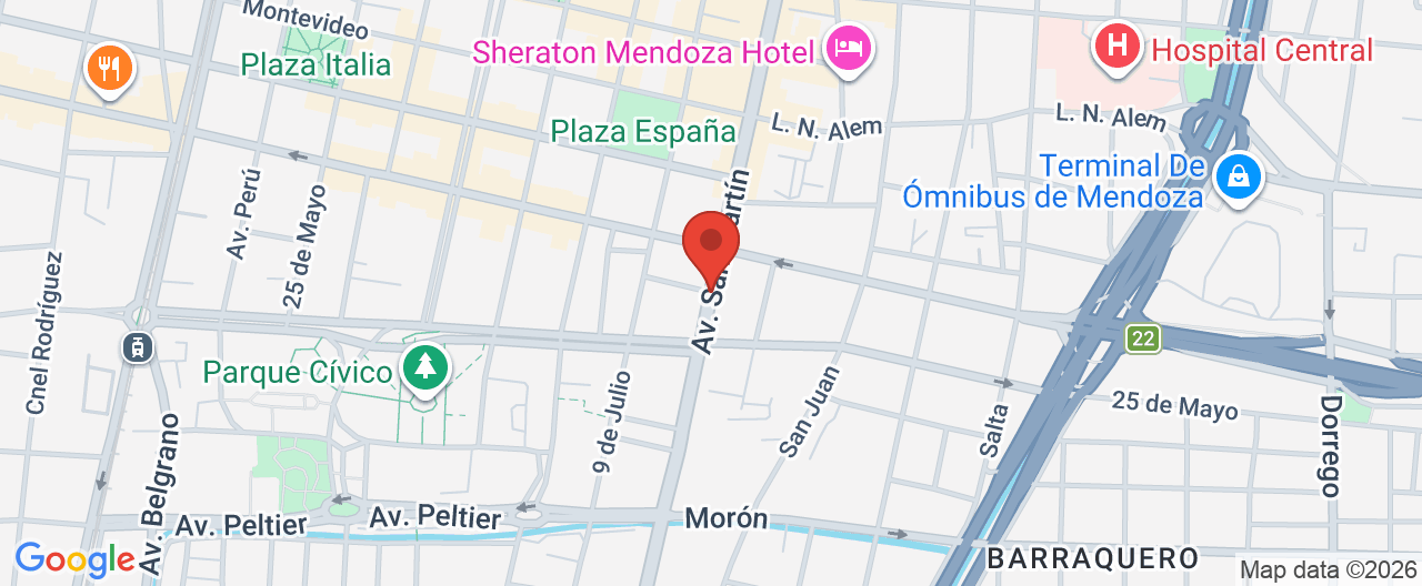 Mapa de la ubicación