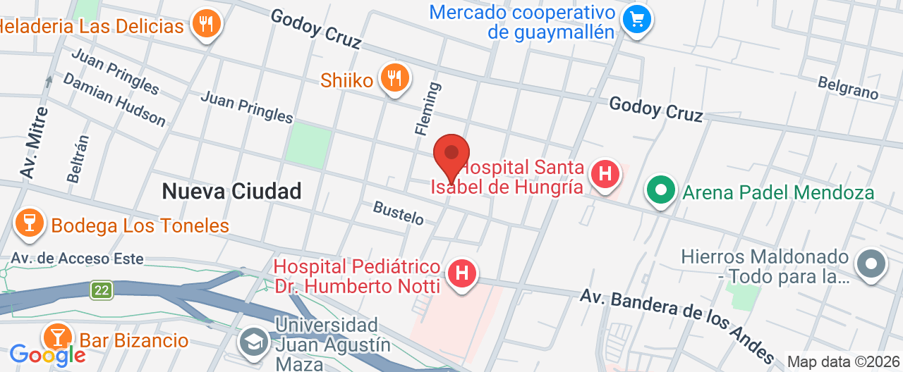Mapa de la ubicación