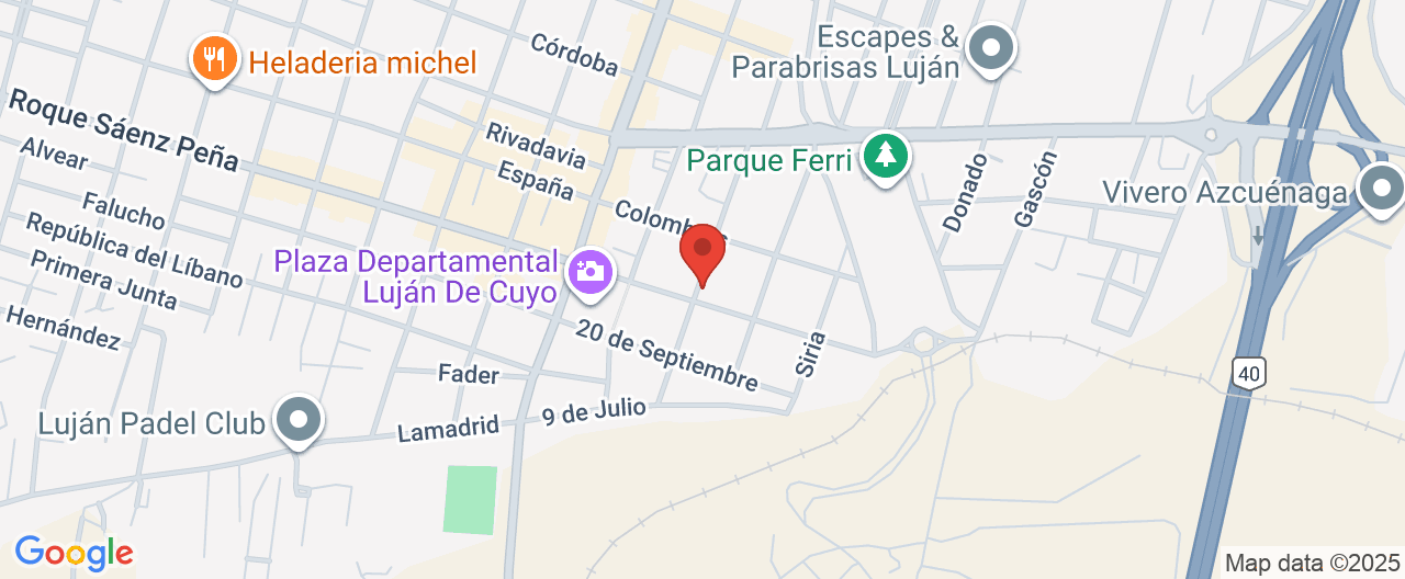 Mapa de la ubicación