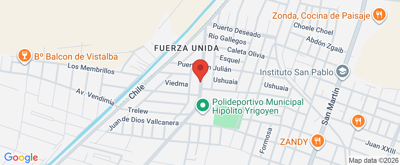 Mapa de la ubicación