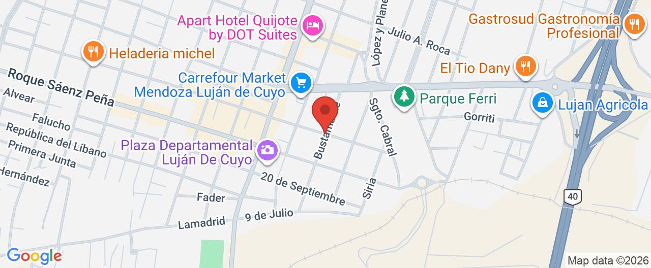 Mapa de la ubicación