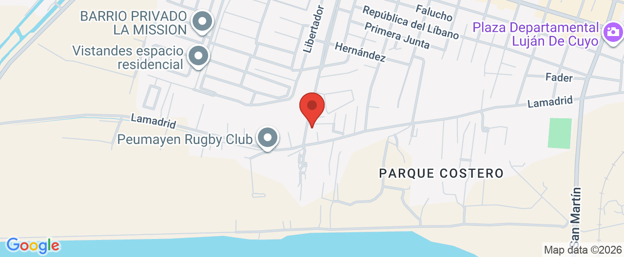 Mapa de la ubicación