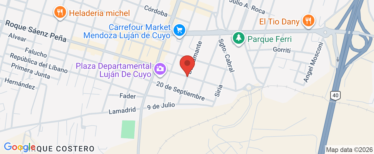 Mapa de la ubicación