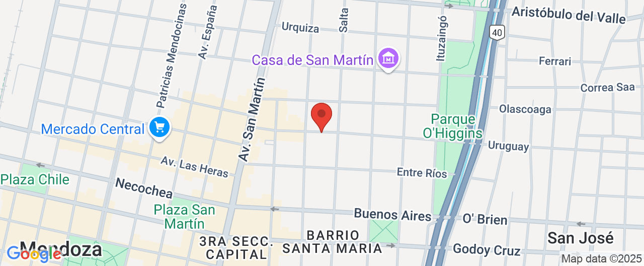 Mapa de la ubicación