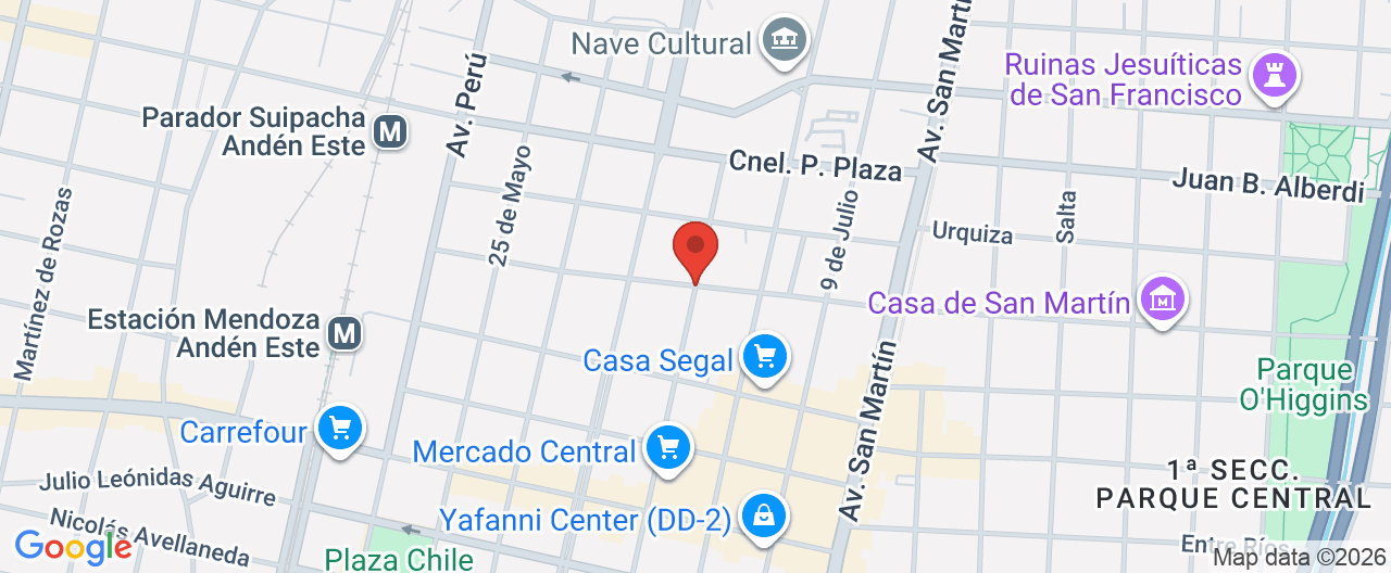 Mapa de la ubicación