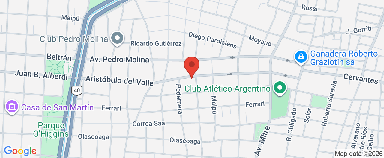 Mapa de la ubicación