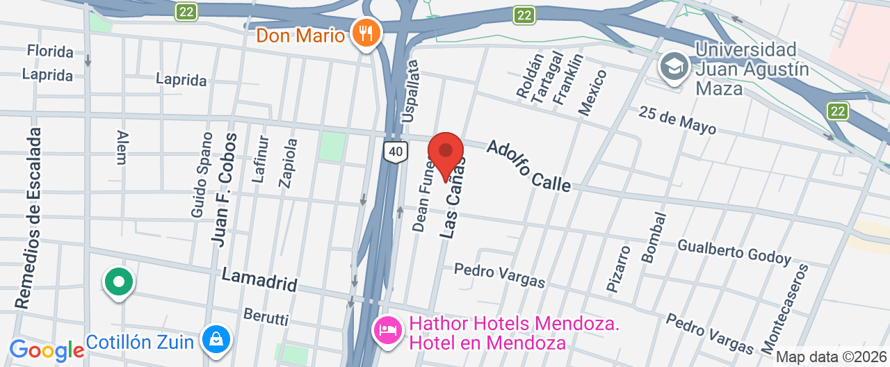 Mapa de la ubicación