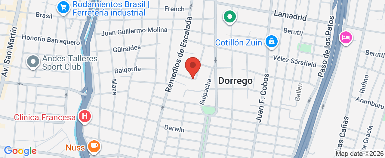 Mapa de la ubicación
