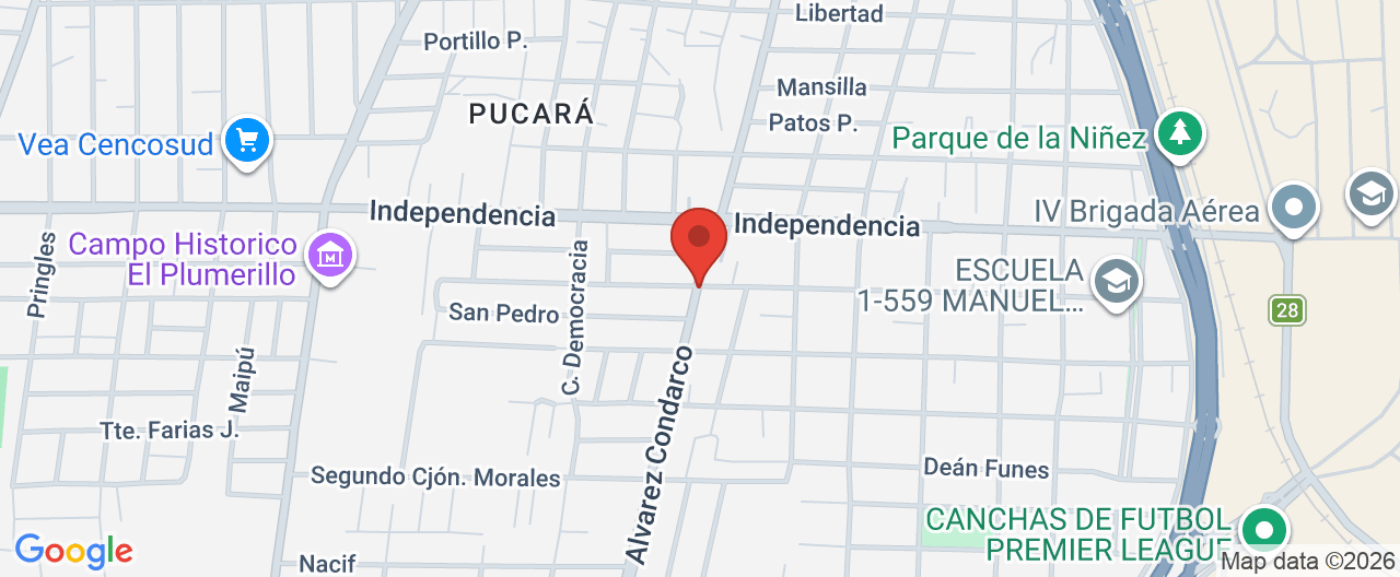 Mapa de la ubicación
