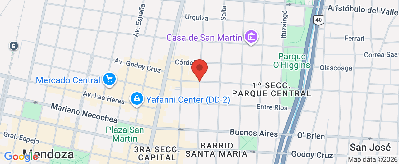 Mapa de la ubicación