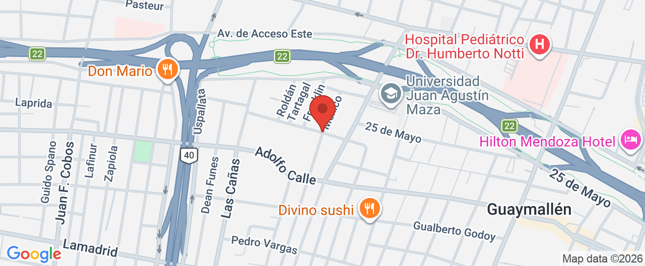 Mapa de la ubicación