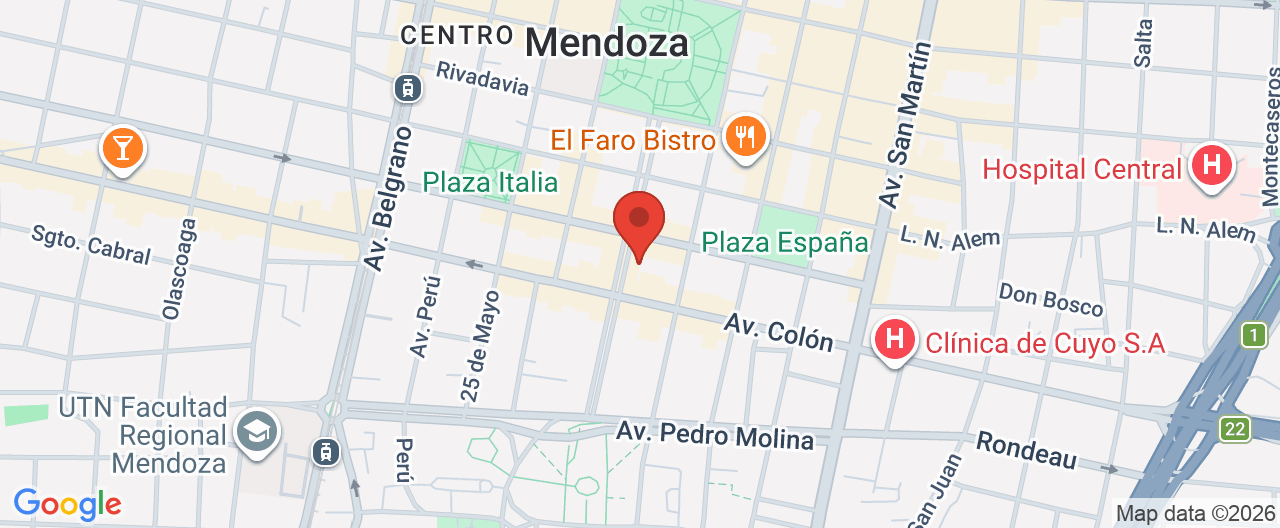 Mapa de la ubicación