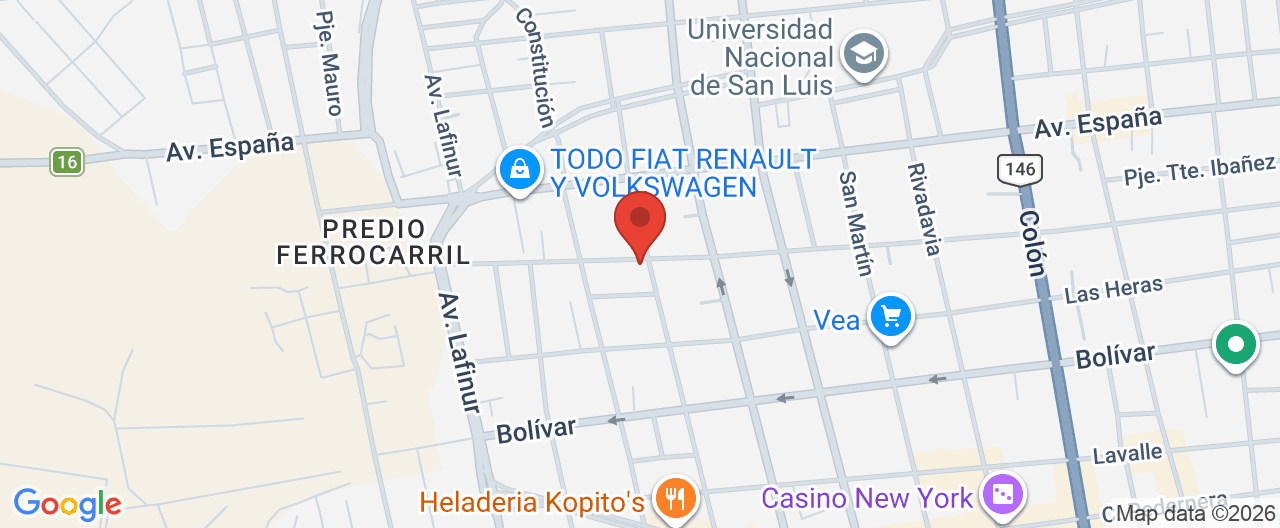 Mapa de la ubicación
