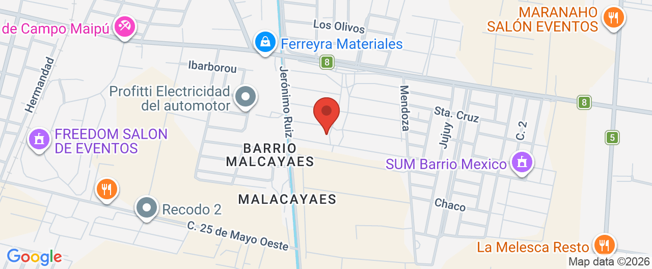 Mapa de la ubicación
