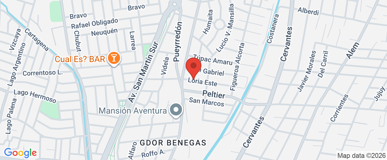Mapa de la ubicación